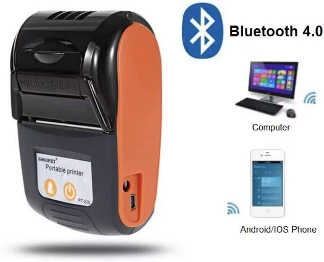 GOOJPRT Mini Portable Bluetooth Thermal Label Receipt