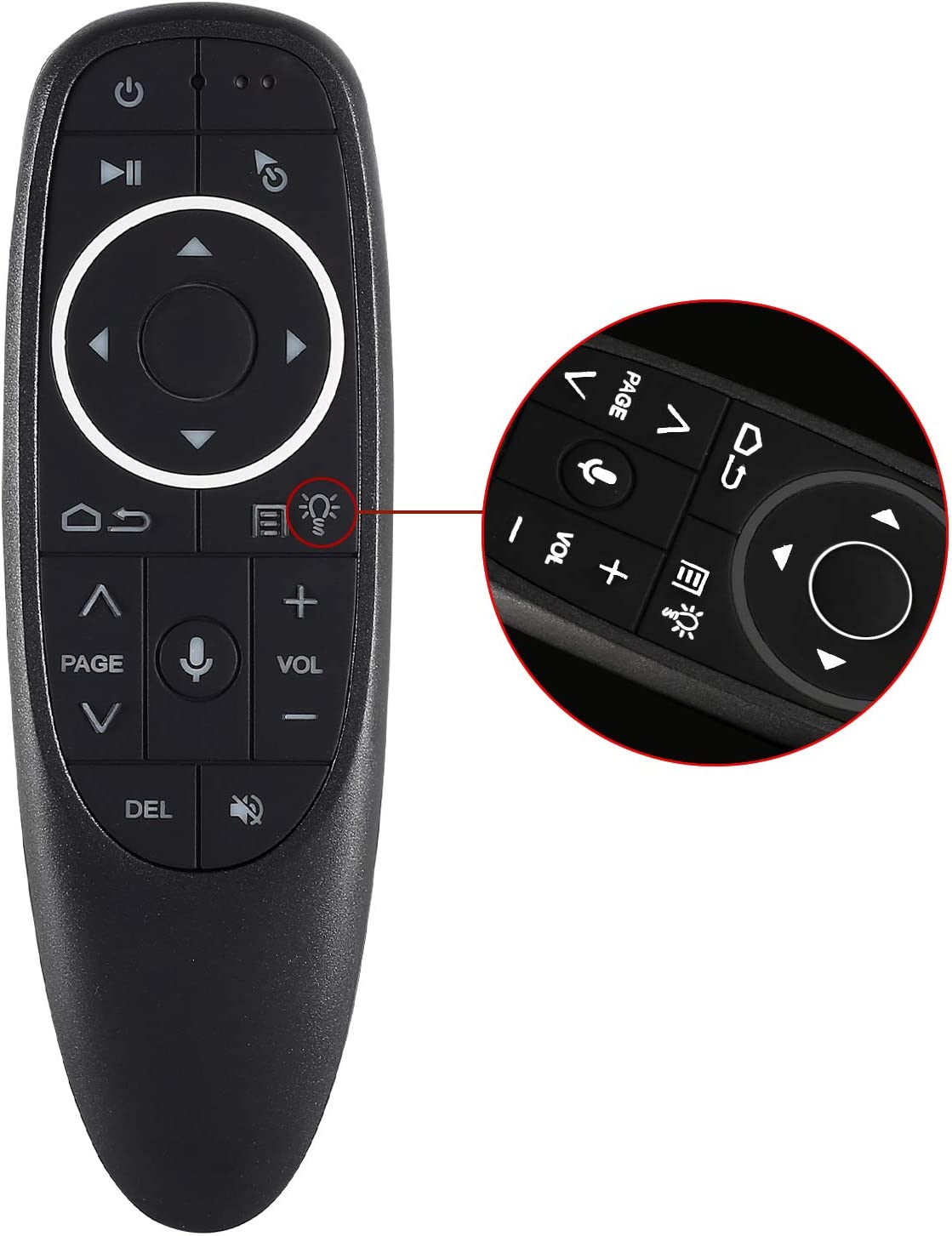 G10s Pro Voice Air Fly Mouse with Backlight, 2.4G